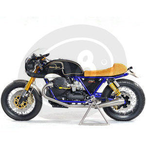Fuel tank Moto Guzzi Serie Grossa Endurance fiberglass - Pictures 4