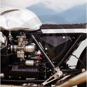 Seitendecke Moto Guzzi Serie Grossa Glasfaser Paar - Bilder 2
