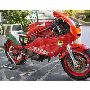 Serbatoio benzina per Ducati 750 F1 vetroresina - Foto 7
