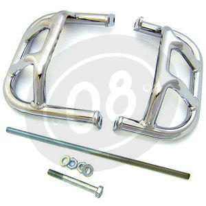 Crash bar Moto Morini 350 K2 Tarozzi chrome - Pictures 3