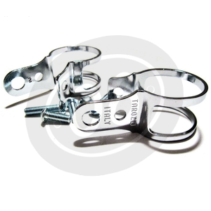 Winker holder clips Tarozzi 43-46mm pair chrome - Pictures 3