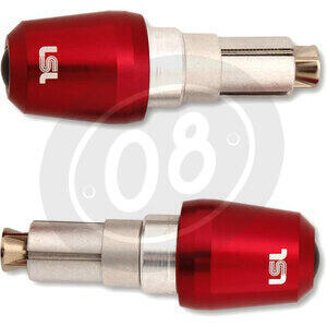 Bar-end weights LSL conical red candy - Pictures 2