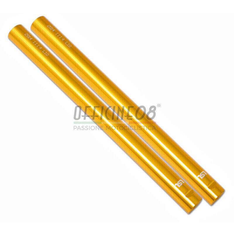 Clip-on tubes 22mm LSL gold pair