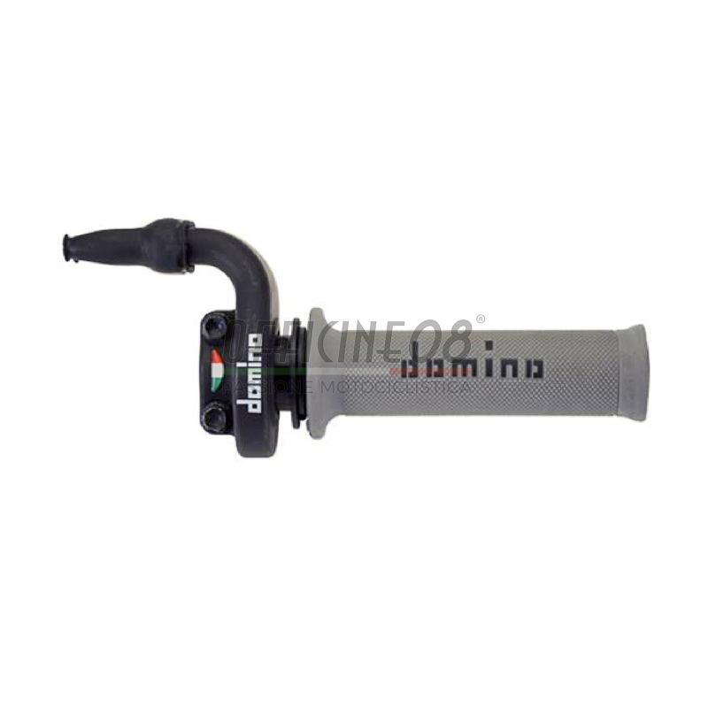 Throttle 22mm double-cable desmo Tommaselli KRR black grips white