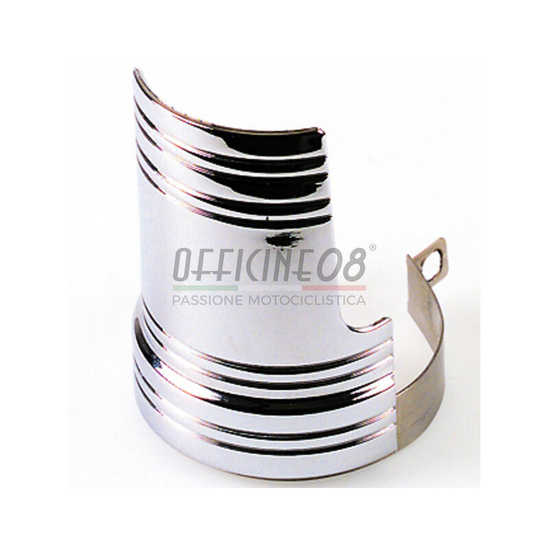 Fork tube protections 61-65mm chrome pair