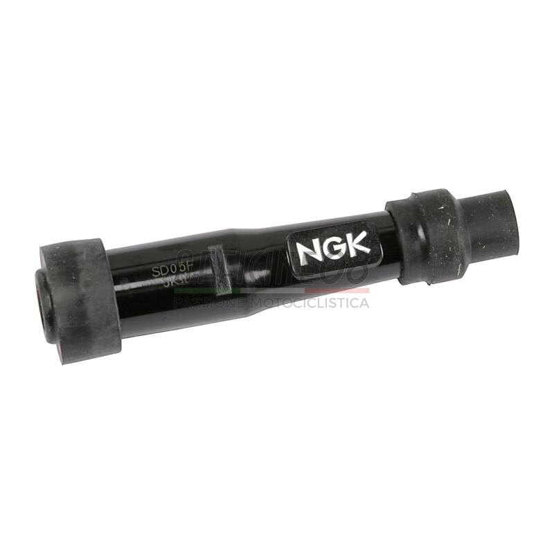 Cappuccio candela NGK SD05F dritto 12mm nero