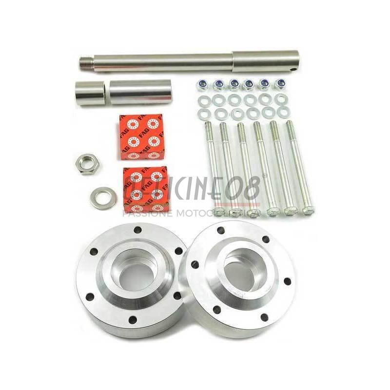 Kit mozzi portacuscinetto ruote a raggi per Moto Guzzi 1000 SP anteriore CNC