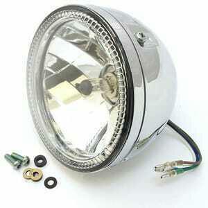 Faro anteriore 5.3/4'' Highsider Skyline alogeno/led cromo