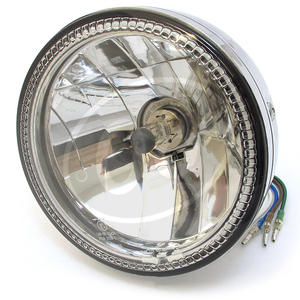 Led headlight 5.3/4'' Highsider Skyline chrome - Pictures 4