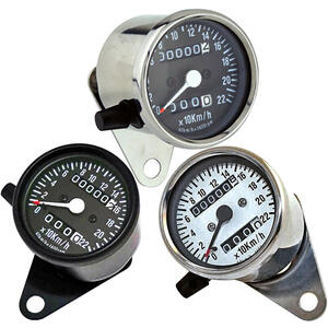 Contachilometri meccanico 60mm nero k=1,4 moto giapponesi caferacer HONDA YAMAHA