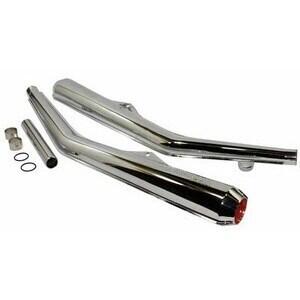 Exhaust muffler Moto Guzzi Le Mans -'80 Lafranconi RC chrome pair