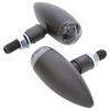 Coppia frecce led Highsider Bullet micro nero opaco - Foto 1