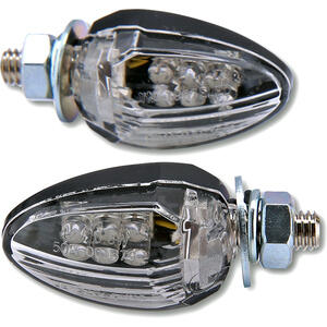 Coppia frecce led Drop nero opaco
