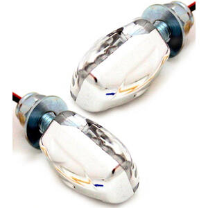Led winkers Pearl chrome pair