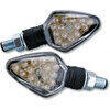 Coppia frecce led Duke corte nero opaco - Foto 1