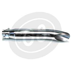 Exhaust muffler Turnout long chrome - Pictures 2