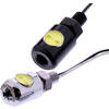Luce targa led Round nero - Foto 1