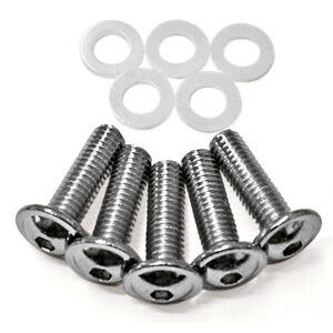 Vite per carenature M5x25mm acciaio cromo set 5pz