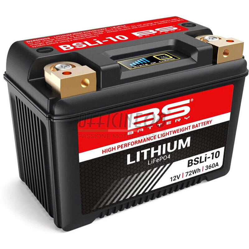 Batteria litio LiFePO4 BS Battery BSLi-10 12V-360A, 6Ah