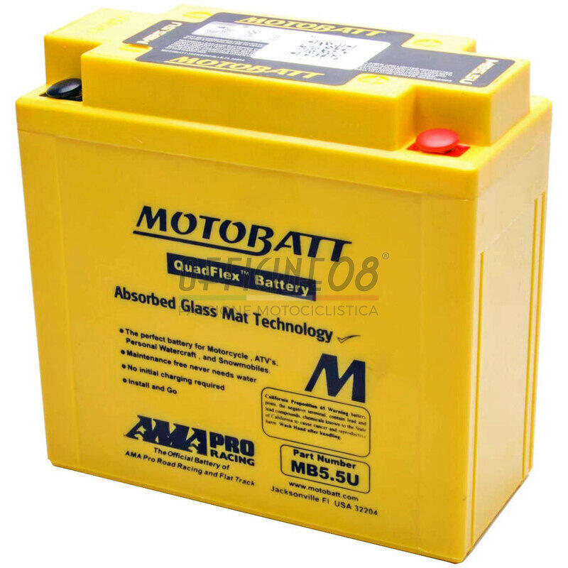 Batteria di accensione Motobatt MB5.5U 12V-7Ah