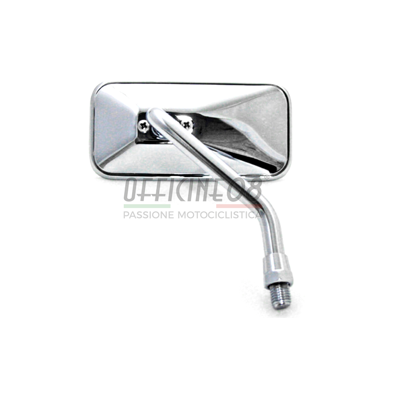 Rearview mirror Bobber short chrome right