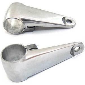 Headlight bracket side mounting British grey pair