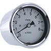 Electronic tachometer MMB Old Style 8K body chrome dial white