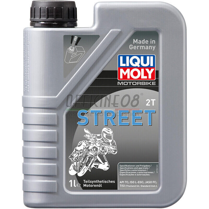 Olio motore 2T semi-sintetico Liqui Moly Street 1lt