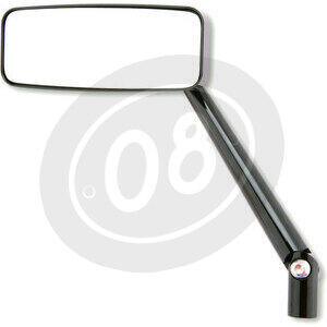 Rearview mirror reversible Highsider Streetfighter black - Pictures 2