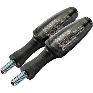Led winkers Koso Z-1 pair black matt smoked