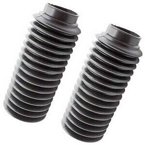 Soffietto forcella moto 38-58mm lunghezza 350mm nero coppia