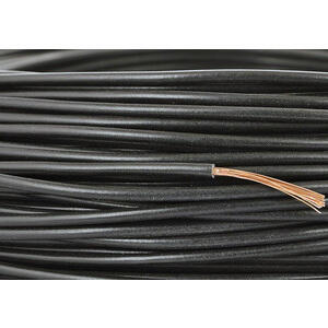 Câble électrique 1.5 mm noir