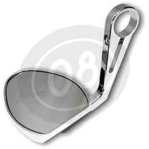Specchietto retrovisore bar-end Highsider Oval cromo - Foto 2