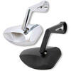 Specchietto retrovisore bar-end Highsider Oval nero - Foto 1