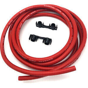 Ignition lead cable 7mm silicone red suppression