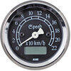 Electronic speedometer MMB Retro mini body chrome dial black