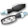 Coppia frecce led Highsider Blaze nero opaco con fanalino posteriore - Foto 1