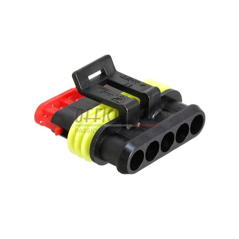 Electrical cable connector housing 5 pins SuperSeal male