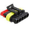 Connettore AMP 5 vie maschio impermeabile - Foto 1