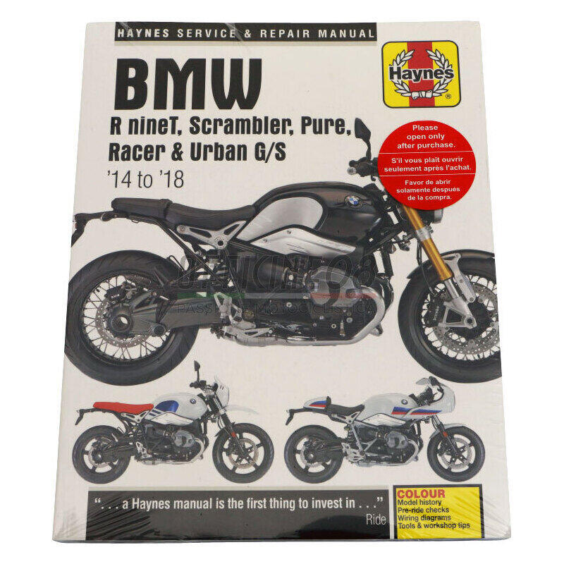 Workshop manual BMW R 9T -'18