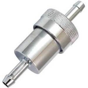 Filtro de combustible 8mm alu gris