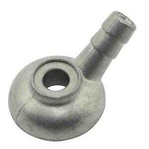 Raccordo tubo benzina carburatore Dell'Orto 8mm curvo alluminio