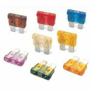 Plastic fuse blade standard 20A set 10pc