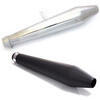 Exhaust muffler Commando short chrome - Pictures 1