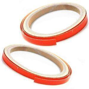 Wheel sticker orange 7mm 6mt pair