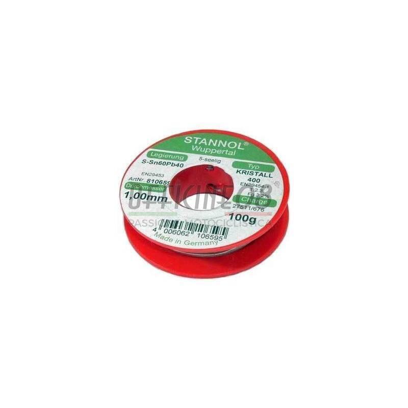 Filo saldatura a stagno 1mm 100gr