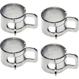Fuel hose clip 10-11mm set 4pc grey