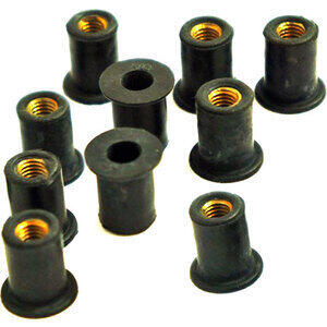 Dado elastico carenature M5x14mm set 10pz