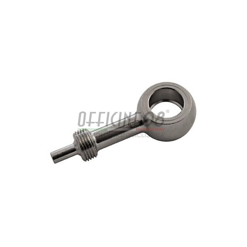 Banjo bolt fitting straight long M11 stainless steel