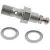 Bullone forato M10x1 singolo alluminio grigio con spurgo grigio - Foto 1